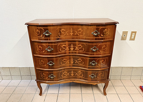 イタリア家具_4段チェスト